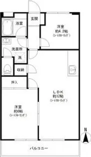 アネックスユタカ【2階】の間取り