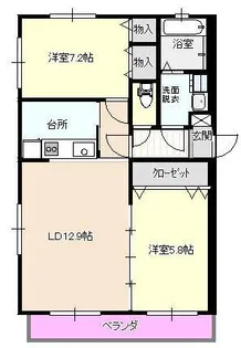 パークサイドテラス【1階】の間取り