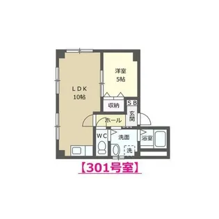 サンライズ扇が丘【3階】の間取り