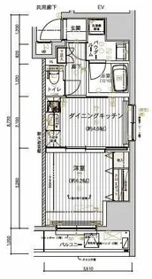 メインステージ十条II【1階】の間取り