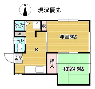 ADVANCE南館 二番館【2階】の間取り