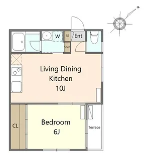 MAHALO KAMATA【1階】の間取り