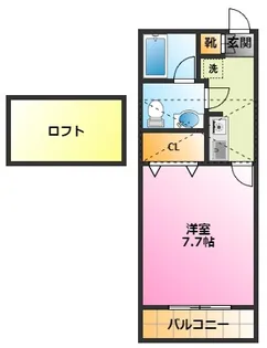 キャッスルアメジストIII【1階】の間取り