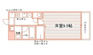 ウィステリア絵図町【3階】の間取り