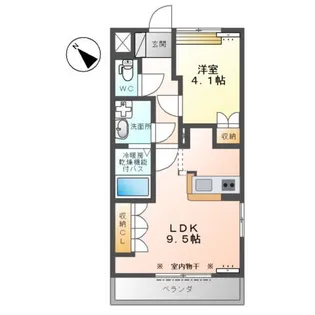 シャーロット・II【2階】の間取り