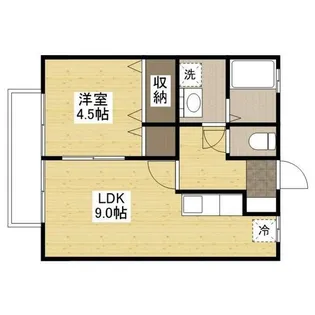 メイユール【2階】の間取り