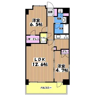 オーチャード【10階】の間取り