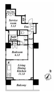 ローレルアイ千代田淡路町【2階】の間取り