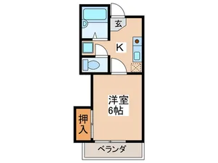 エイム小竹向原【1階】の間取り