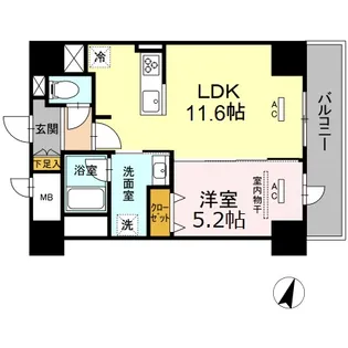 SunResidence泊【2階】の間取り