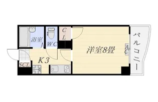 ロイヤルパレス松原【7階】の間取り