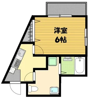 クッカ清水【3階】の間取り