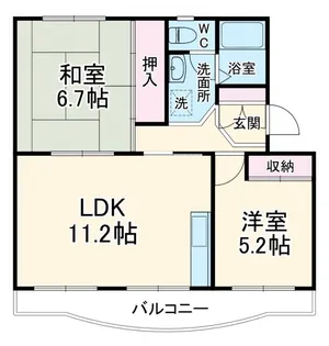 サンハイム【1階】の間取り