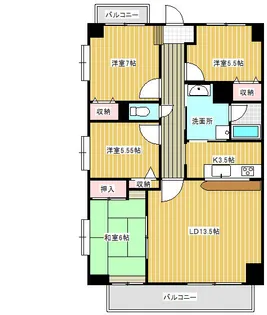 朝日プラザ幸手【2階】の間取り