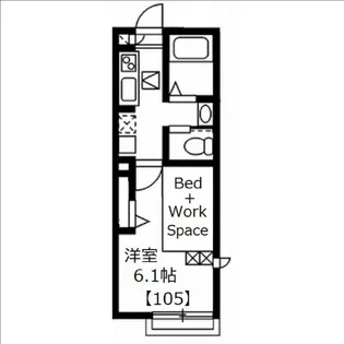メゾンソフィア【1階】の間取り