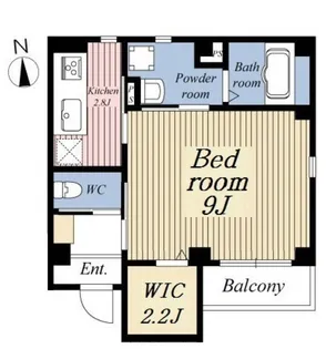 ラシーネ目白【2階】の間取り