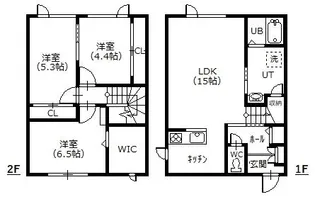 ハルニレI【1階】の間取り