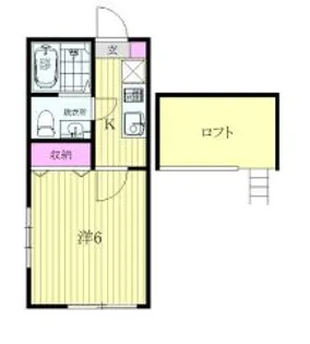 マーベラス新宿若葉【1階】の間取り