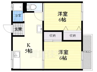 宮本コーポ【2階】の間取り