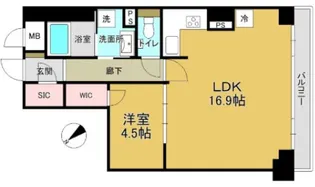 コル代々木【3階】の間取り