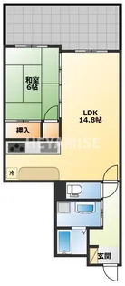 ファミーユオランダ通り【3階】の間取り