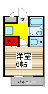 ベルメゾン南浦和【1階】の間取り