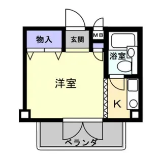 サンプラザ・ベビードール【4階】の間取り