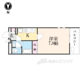 クレイノ敬【4階】の間取り