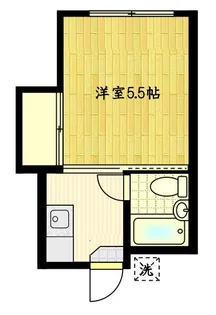 大島コーポ【2階】の間取り