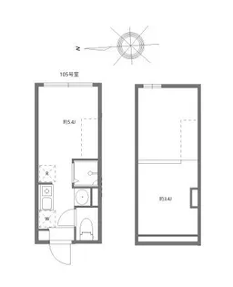 マルバ北赤羽【1階】の間取り