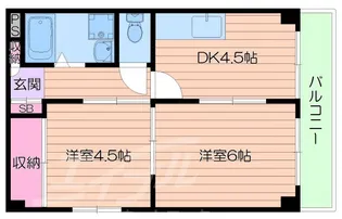 ラパンジール京橋【4階】の間取り