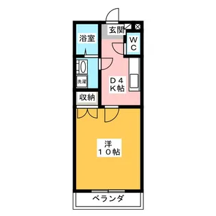 メゾン常夜灯【1階】の間取り