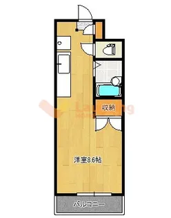 コーポラスKII【2階】の間取り