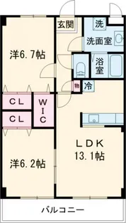 サンモールスクエア【3階】の間取り