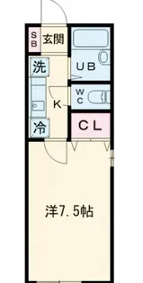 パル中村【1階】の間取り
