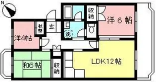 グランドール・サホダ【4階】の間取り