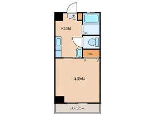 メゾンシルク【1階】の間取り