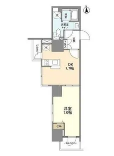 エムレジデンス渋谷神泉【9階】の間取り