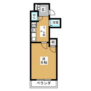 エスターブル池下【7階】の間取り