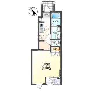 グランドコートIV【1階】の間取り