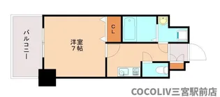 スワンズ新神戸ウイータ【4階】の間取り