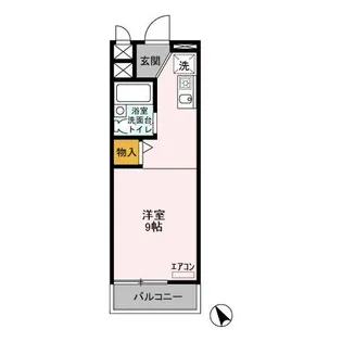 サザンクロスハイム【1階】の間取り
