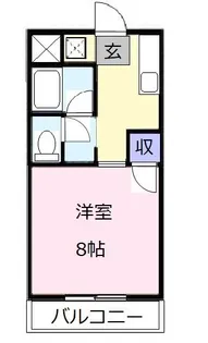 コーポK&R【2階】の間取り