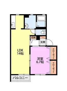 グランドコート【2階】の間取り