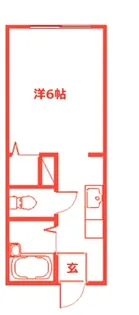 ジュネス和田山A【1階】の間取り