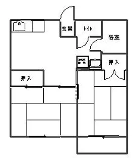 栄明荘【1階】の間取り