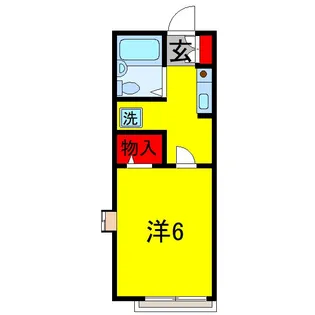 FMハイツ【1階】の間取り