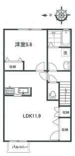 EURUS(ユーラス)【2階】の間取り