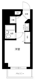 ヒルズ駒場東大前【1階】の間取り