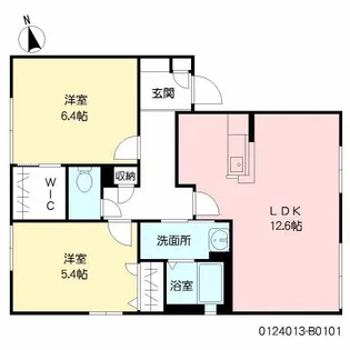 コートビレッジ本鳥栖 B棟【1階】の間取り